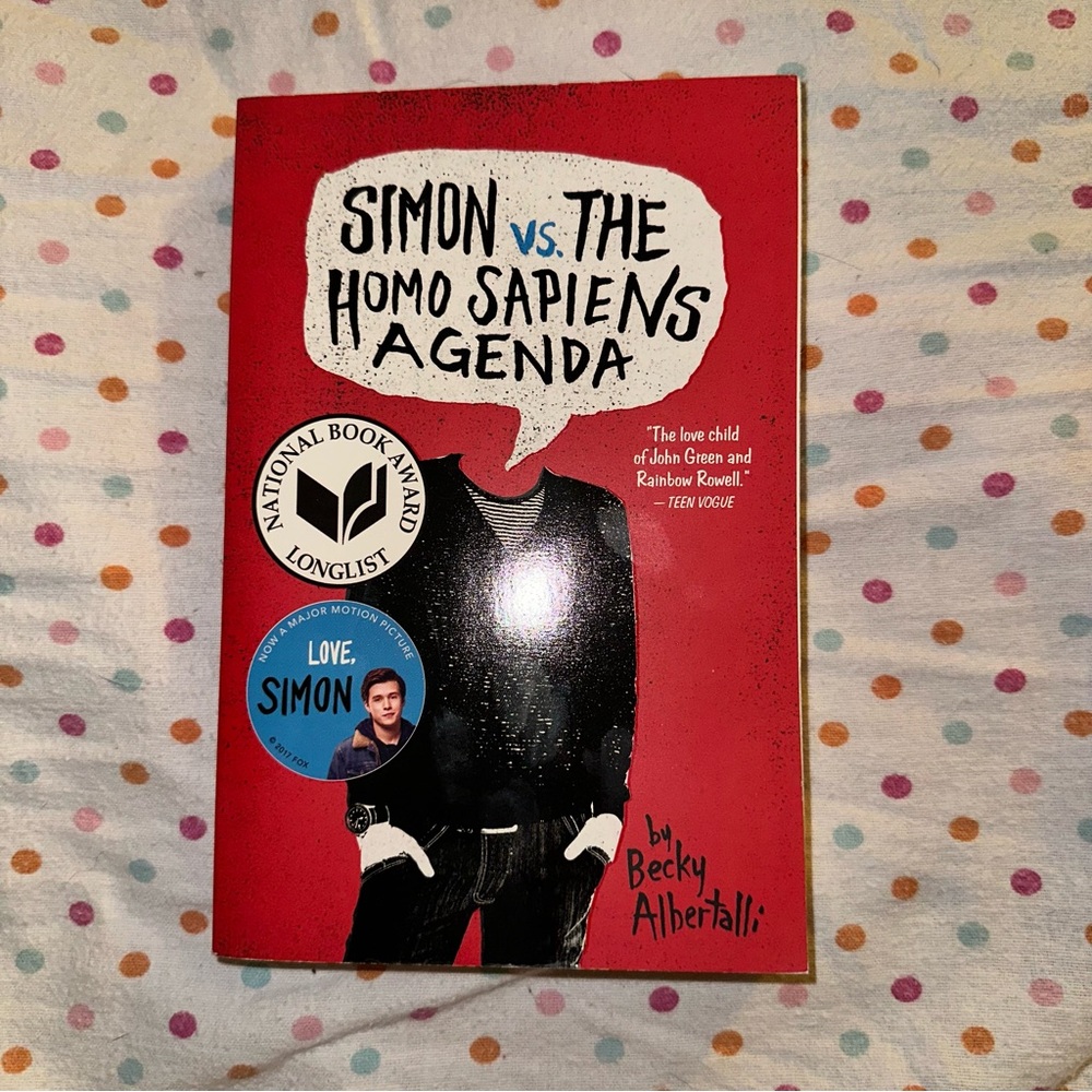 Simon vs. the Homo Sapiens Agenda - Becky Albertalli - YA LGBTQ Book